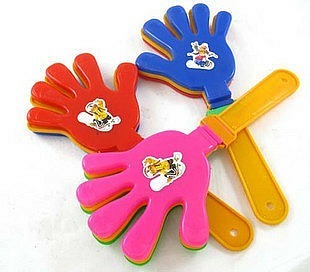 廠家批發 拍手器/塑料手拍/拍拍手/手掌拍 /鼓掌器大中小號-愛生活