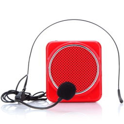 愛課 aker mr100 便攜腰掛鋰電喊話器 教學導游小蜜蜂擴音器 紅色 迷你音響產品圖片1