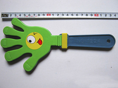 廠家批發24cm大號發光拍手器熒光手掌拍拍手器拍拍手拍掌閃光手拍