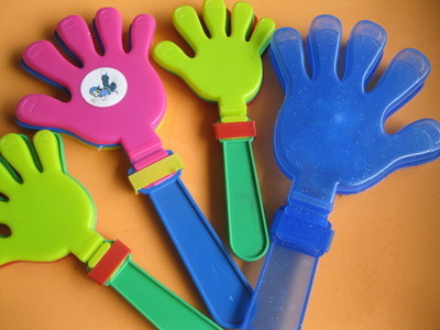 【.39cm拍拍手 手掌拍 塑料手拍 活動用品 助威道具 塑料拍手器】價格,廠家,圖片,助威道具,義烏市雄偉玩具廠-