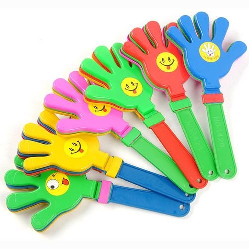 28cm大號拍手器小手拍兒童節(jié)日活動玩具巴掌拍拍手塑料手掌拍